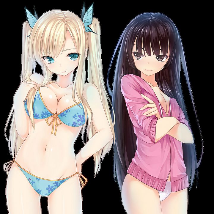 [Erocora character material] PNG background transparent erotic image such as anime character Part 375 31