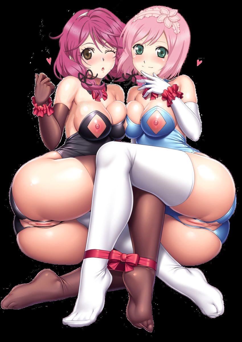 [Erocora character material] PNG background transparent erotic image such as anime character Part 375 38