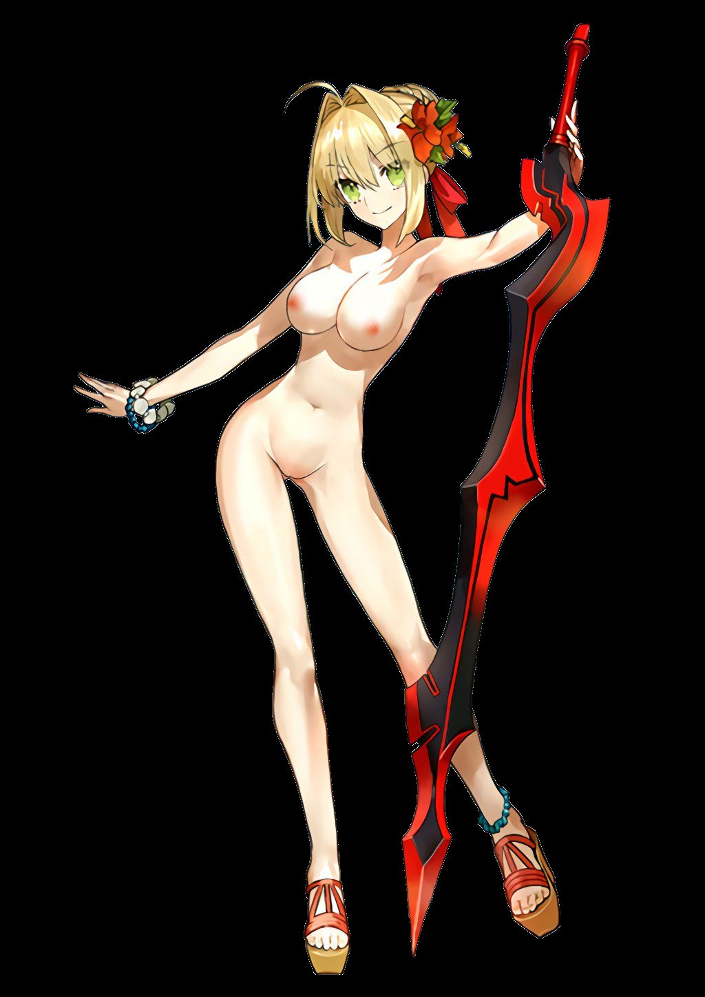 [Erocora character material] PNG background transparent erotic image such as anime character Part 375 9