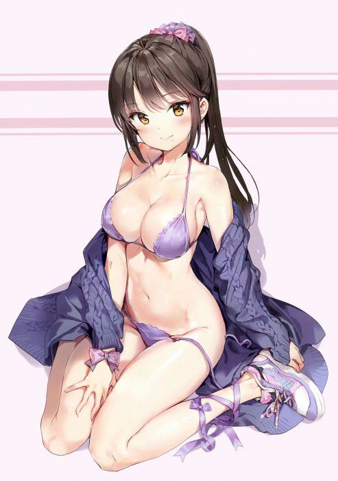 【Secondary erotic】 Here is the erotic image of a busty girl who seems to have a mellow scent drifting from the valley 12