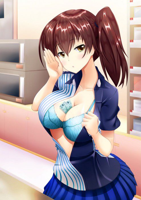 【Secondary erotic】 Here is the erotic image of a busty girl who seems to have a mellow scent drifting from the valley 24