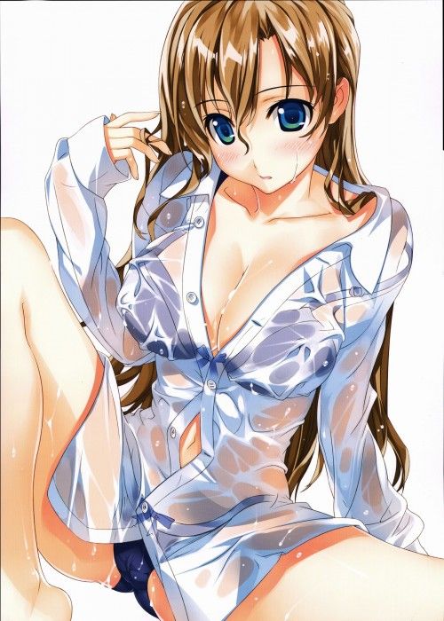 Secondary erotic erotic image of a girl with open legs with a full crotch view where the line of sight is concentrated [30 sheets] 11