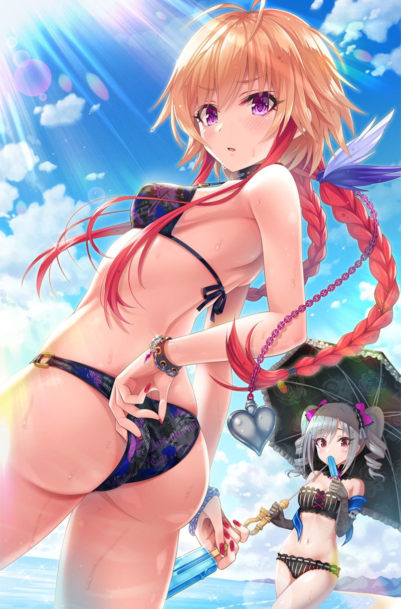 [100 sheets] summery blue sky and swimsuit beautiful girl's non-erotic secondary image summary Part 2 25