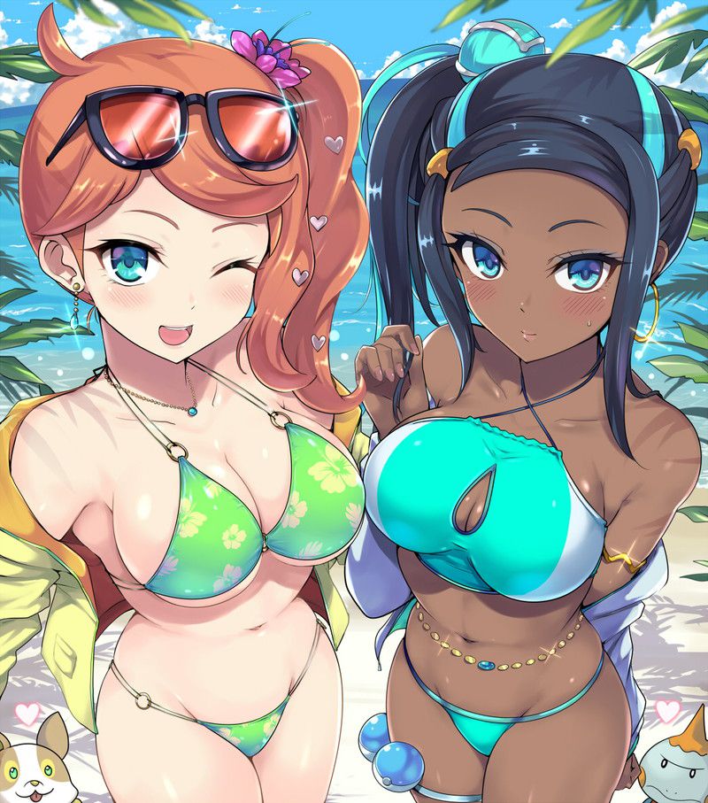 [100 sheets] summery blue sky and swimsuit beautiful girl's non-erotic secondary image summary Part 2 40