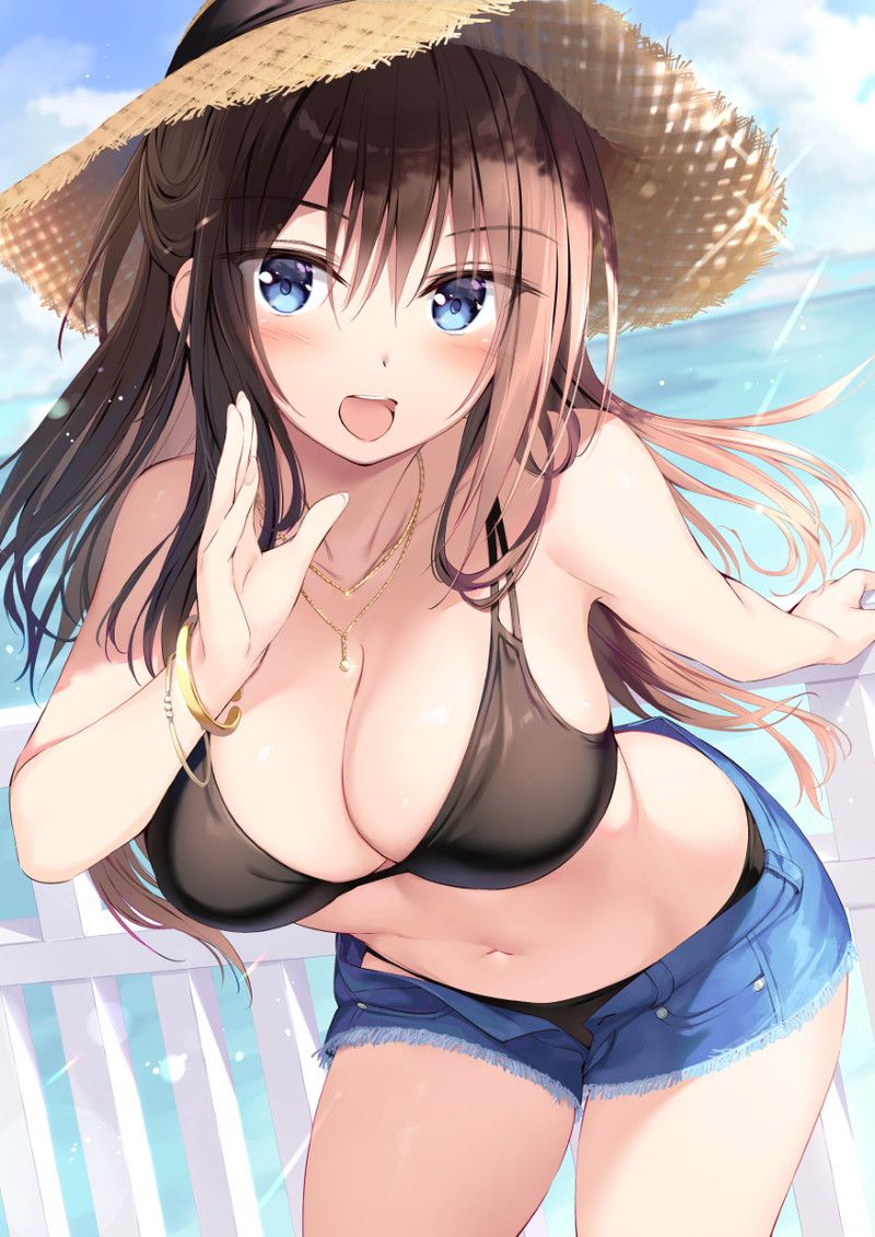 [100 sheets] summery blue sky and swimsuit beautiful girl's non-erotic secondary image summary Part 2 41