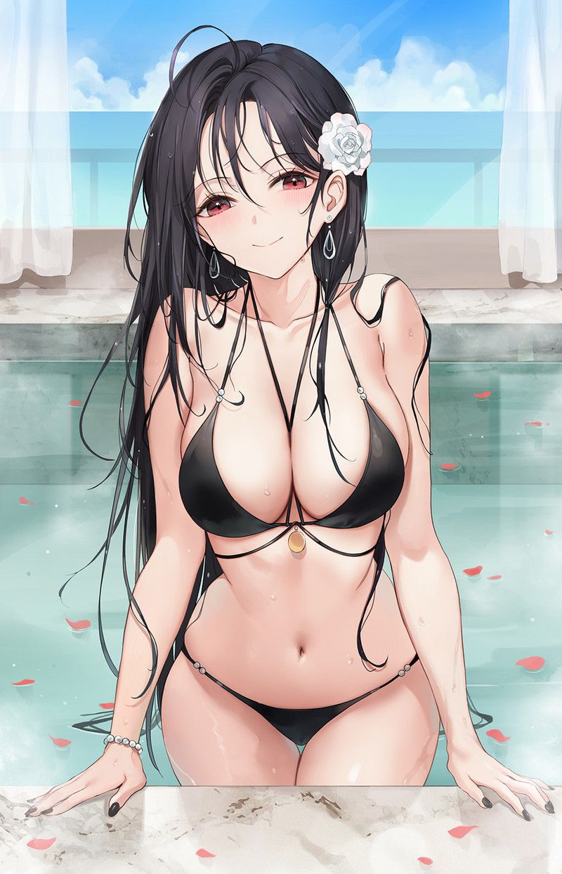 [100 sheets] summery blue sky and swimsuit beautiful girl's non-erotic secondary image summary Part 2 5