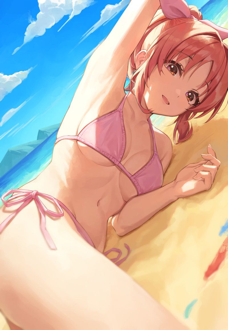 [100 sheets] summery blue sky and swimsuit beautiful girl's non-erotic secondary image summary Part 2 55