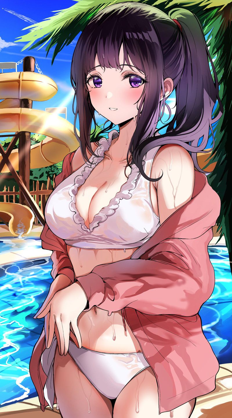 [100 sheets] summery blue sky and swimsuit beautiful girl's non-erotic secondary image summary Part 2 59