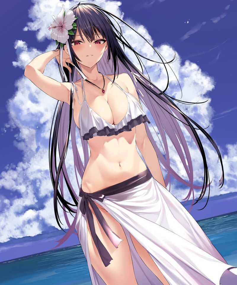 [100 sheets] summery blue sky and swimsuit beautiful girl's non-erotic secondary image summary Part 2 62