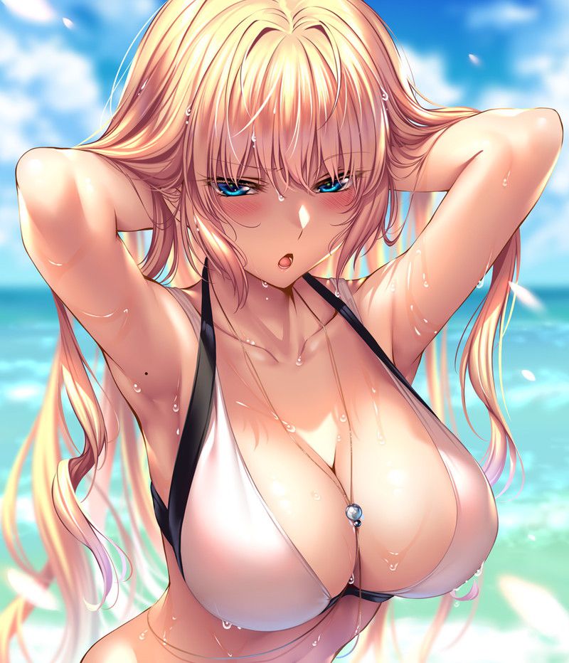 [100 sheets] summery blue sky and swimsuit beautiful girl's non-erotic secondary image summary Part 2 63