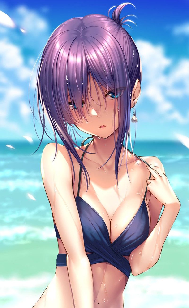[100 sheets] summery blue sky and swimsuit beautiful girl's non-erotic secondary image summary Part 2 64