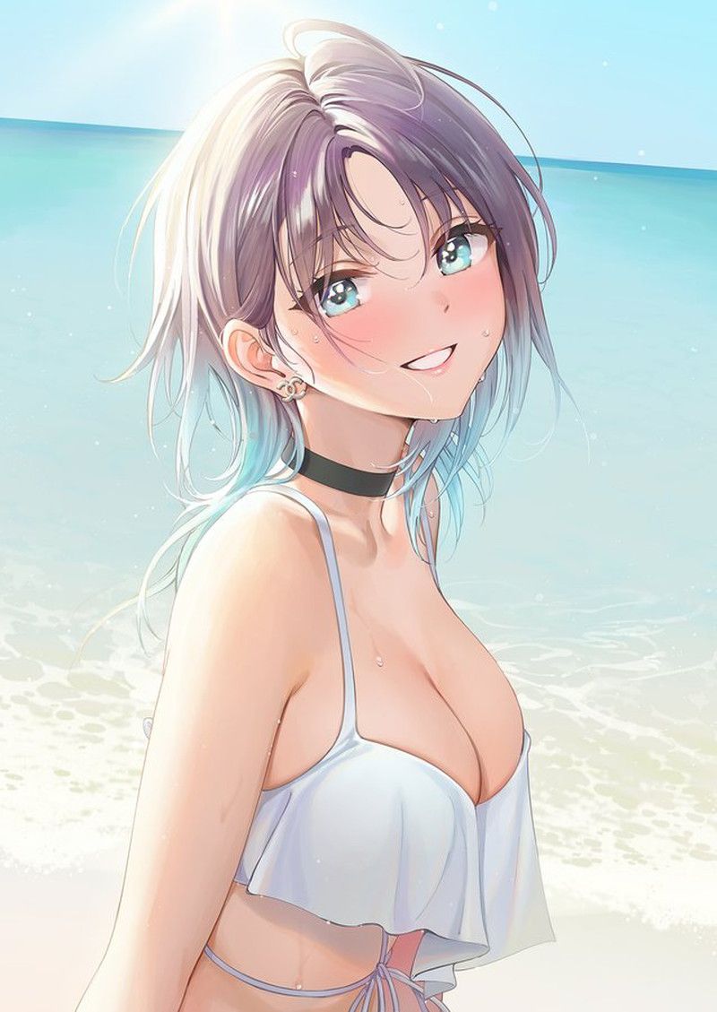[100 sheets] summery blue sky and swimsuit beautiful girl's non-erotic secondary image summary Part 2 65