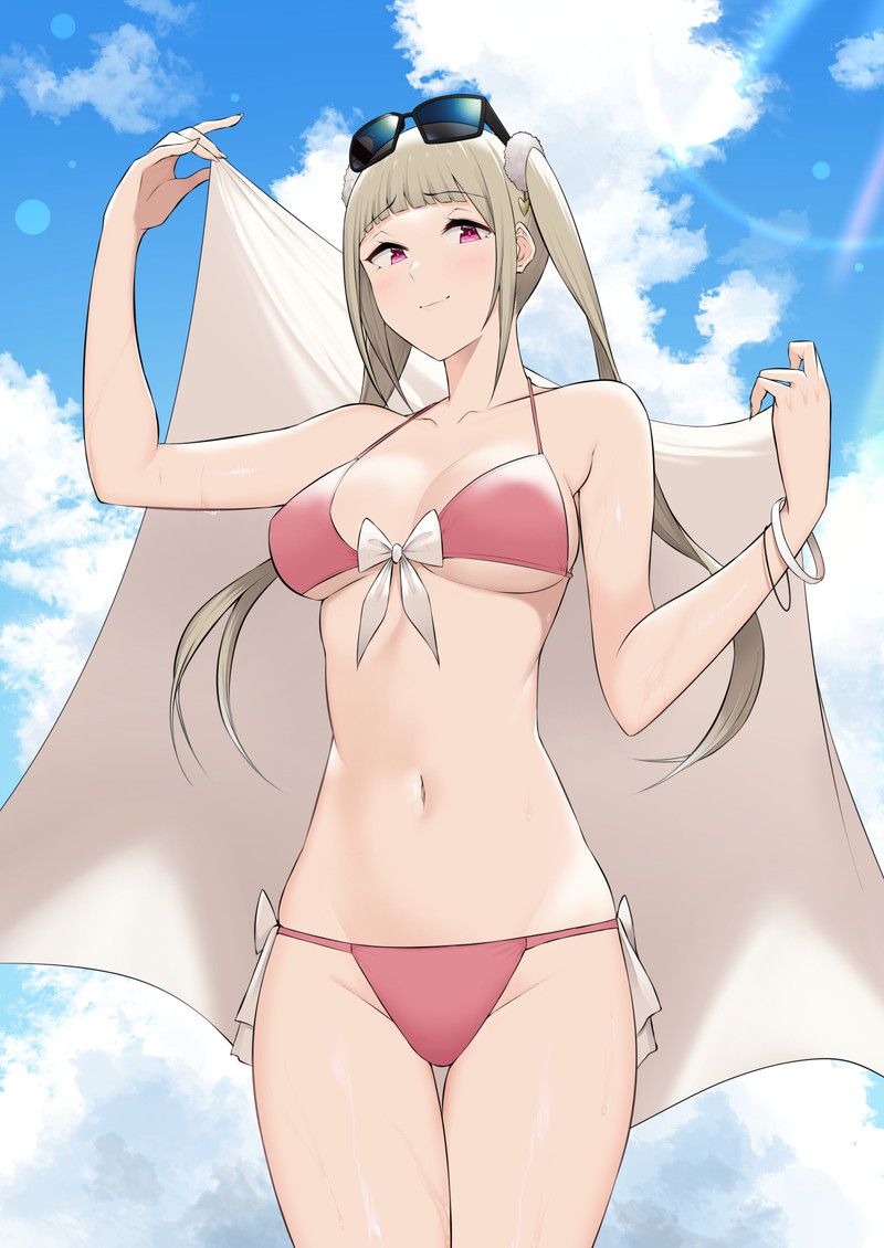 [100 sheets] summery blue sky and swimsuit beautiful girl's non-erotic secondary image summary Part 2 8
