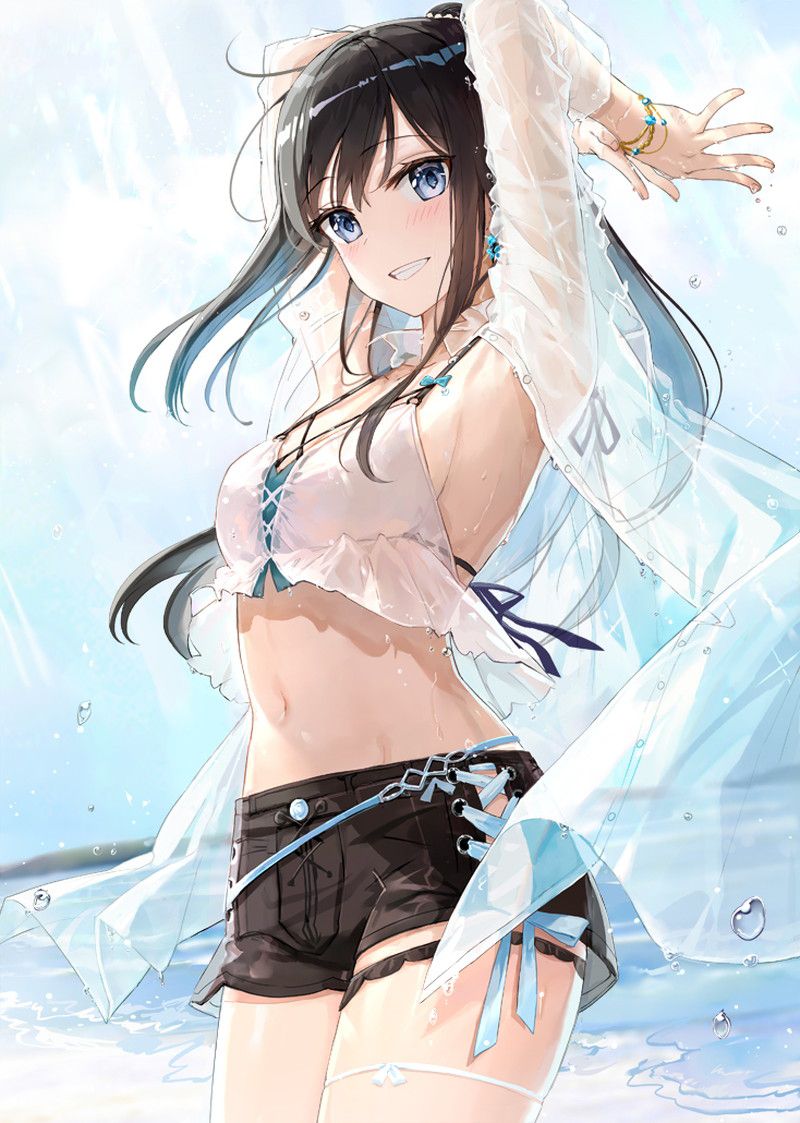 [100 sheets] summery blue sky and swimsuit beautiful girl's non-erotic secondary image summary Part 2 9