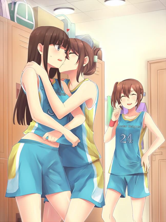 【Secondary erotic】 Here is an erotic image where lesbian girls flirt and etch 25