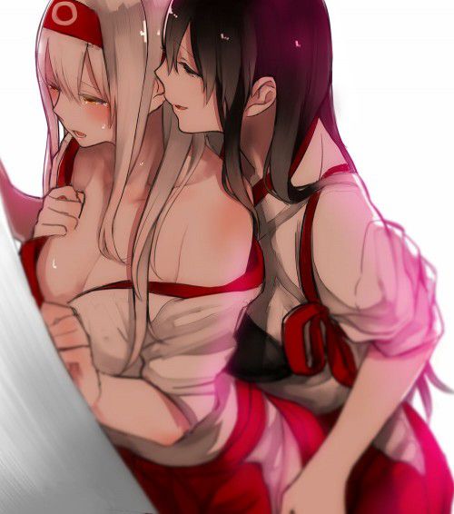 【Secondary erotic】 Here is an erotic image where lesbian girls flirt and etch 4