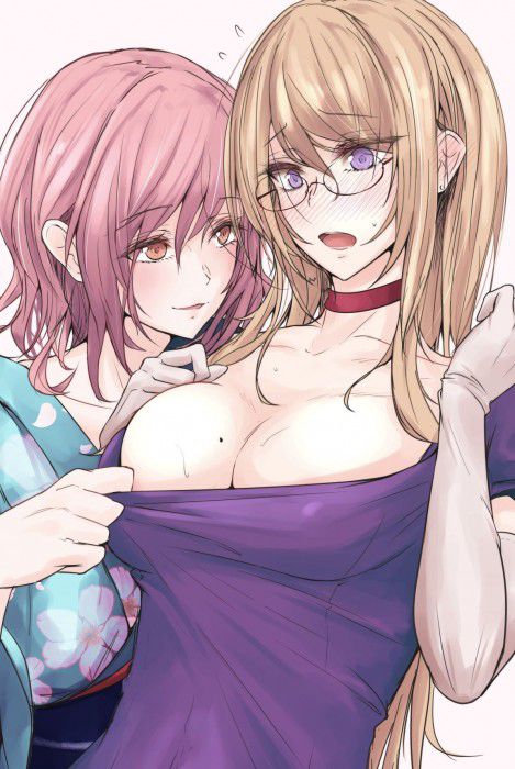 【Secondary erotic】 Here is an erotic image where lesbian girls flirt and etch 6