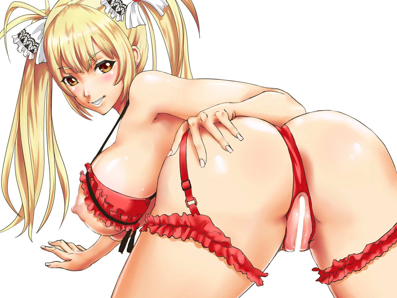 2D Erotic image summary that has a figure while shaking the twin tail 42 sheets 28