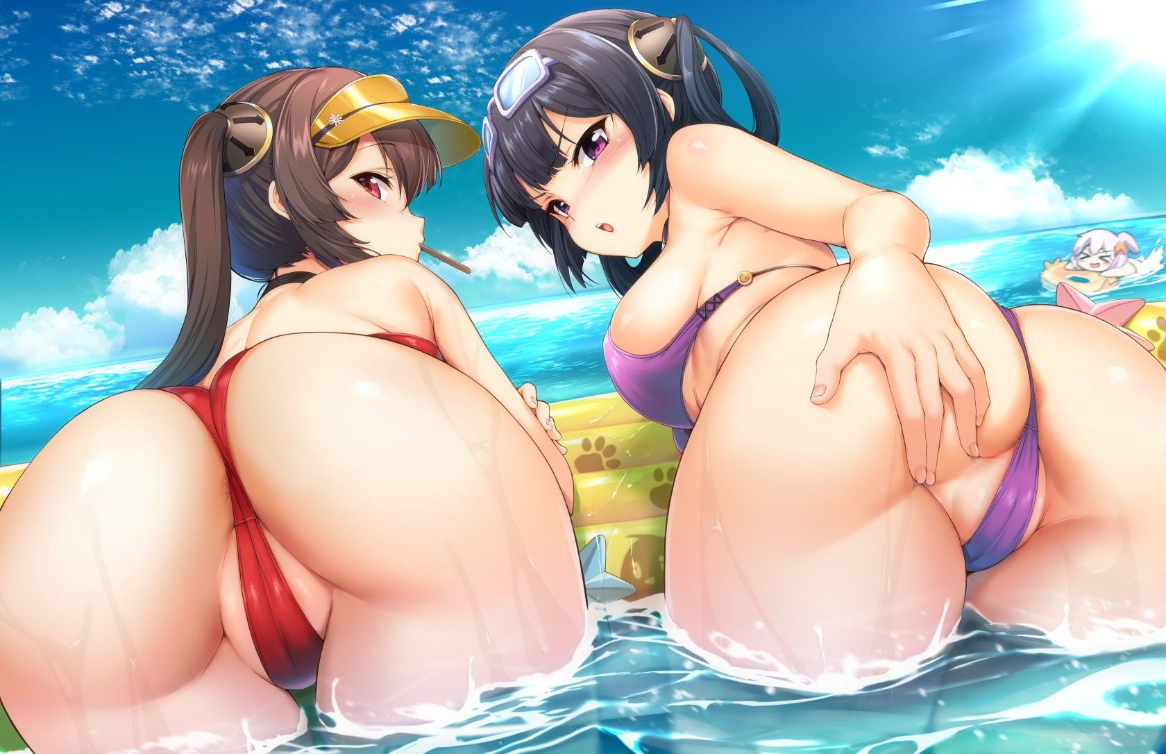 Erotic anime summary erotic image of perverted girls of bite panties [secondary erotic] 2