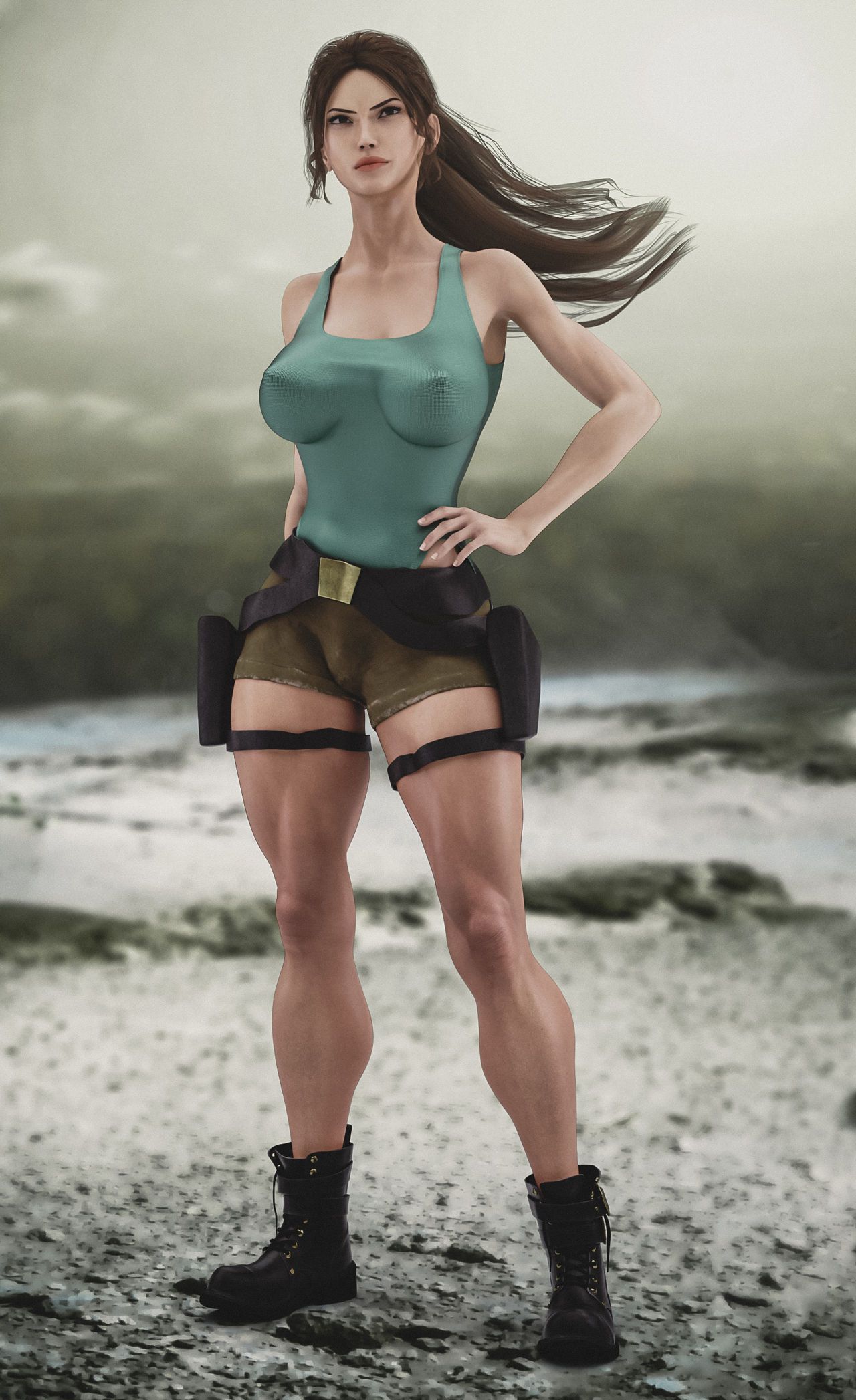 [Artist Steve Carson] Lara Croft Tomb Raider 238