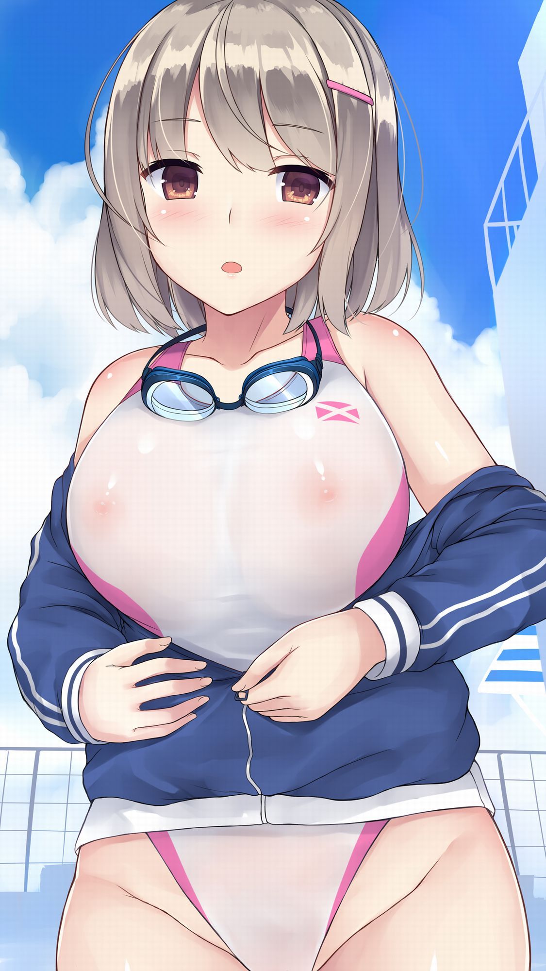Erotic anime summary Lewd beautiful girls with small pink nipples in full view [secondary erotic] 19