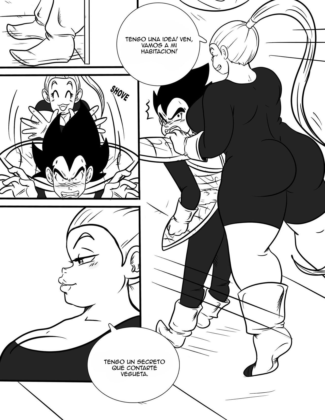 [Ukevegeta13] Enjoying Bonyu Boobies (Dragon Ball Z) [Spanish] 4