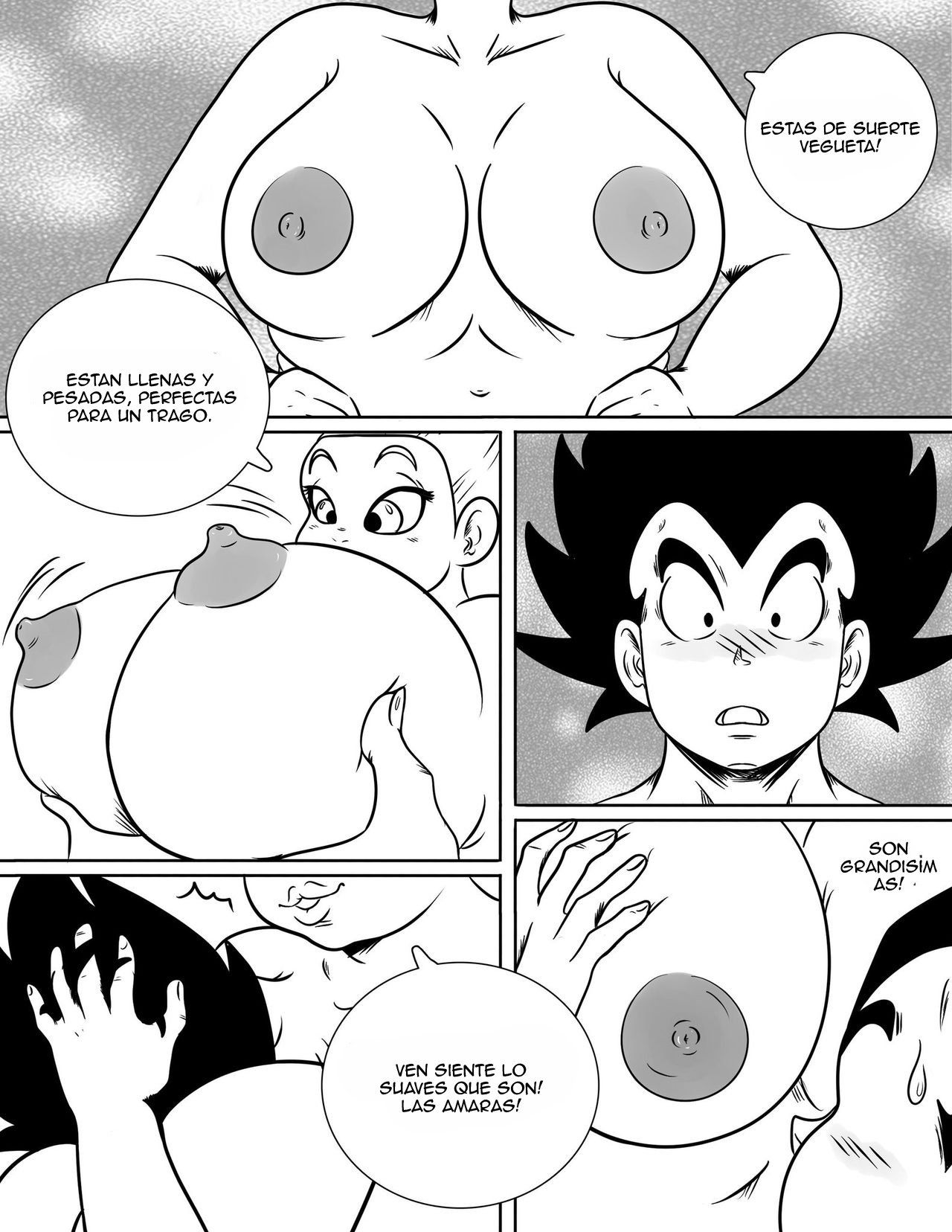 [Ukevegeta13] Enjoying Bonyu Boobies (Dragon Ball Z) [Spanish] 6