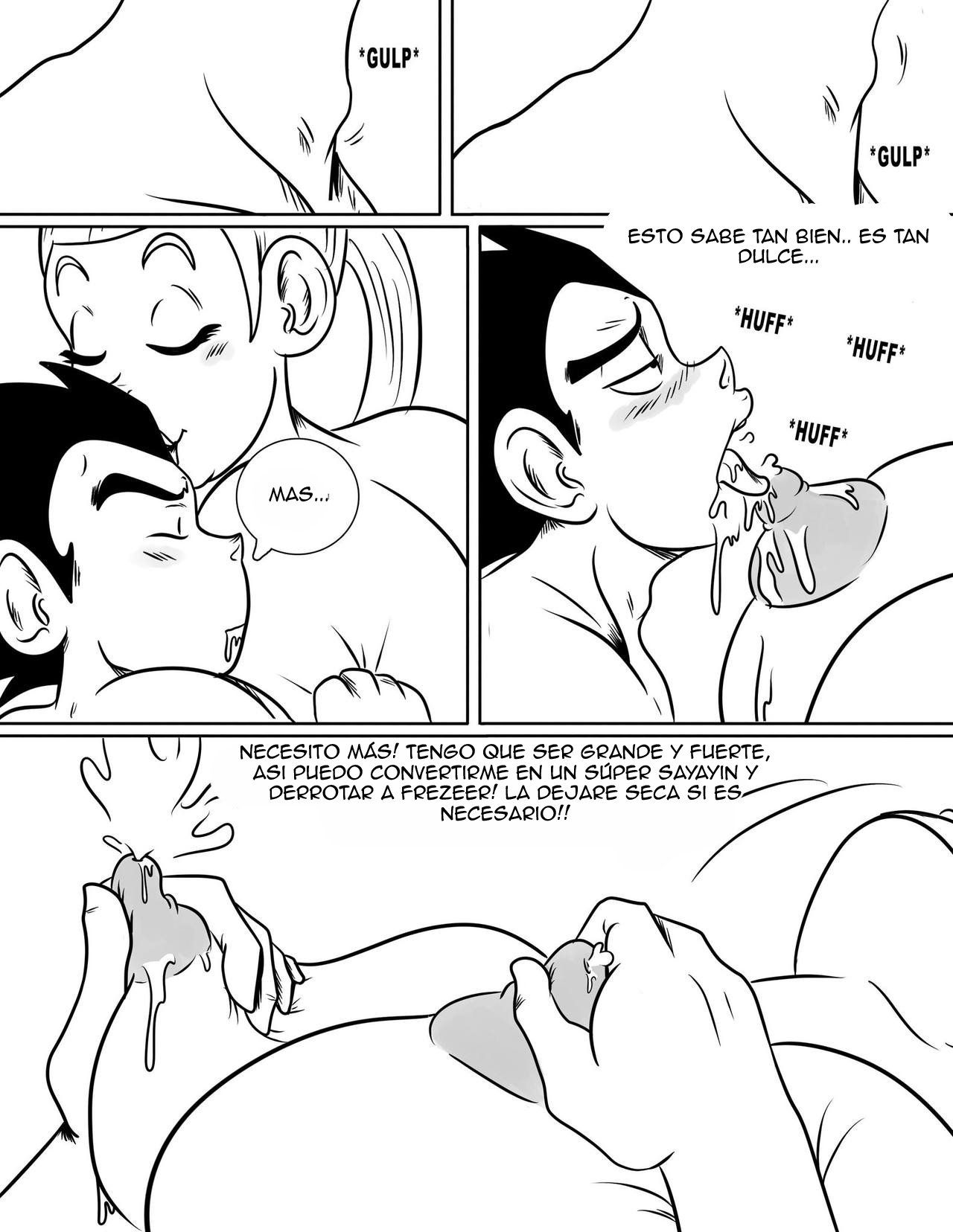 [Ukevegeta13] Enjoying Bonyu Boobies (Dragon Ball Z) [Spanish] 9