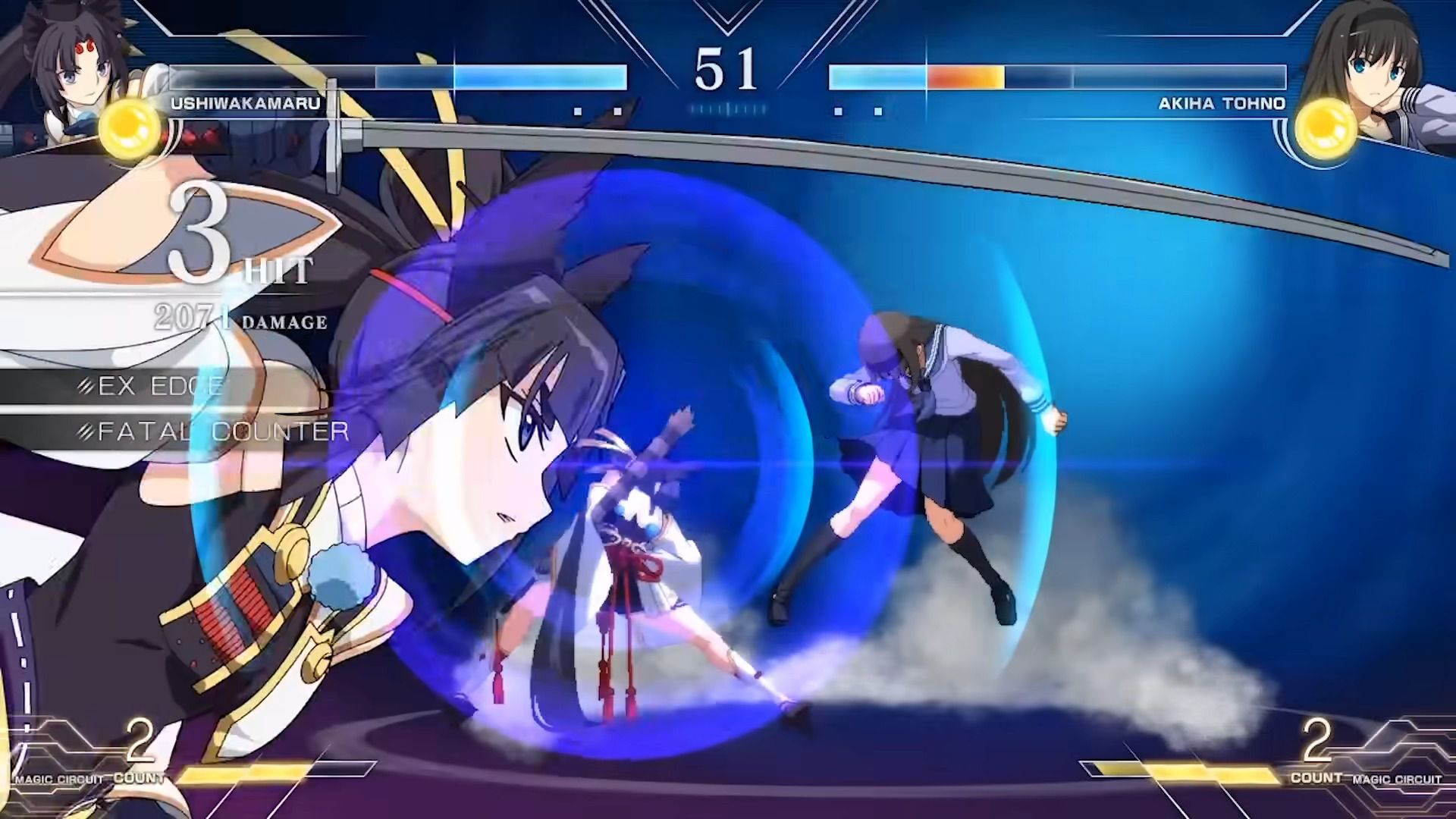 "Melty Blood: Type Lumina" Ushiwakamaru's costume is insanely regulated, and the exposure is greatly reduced 14