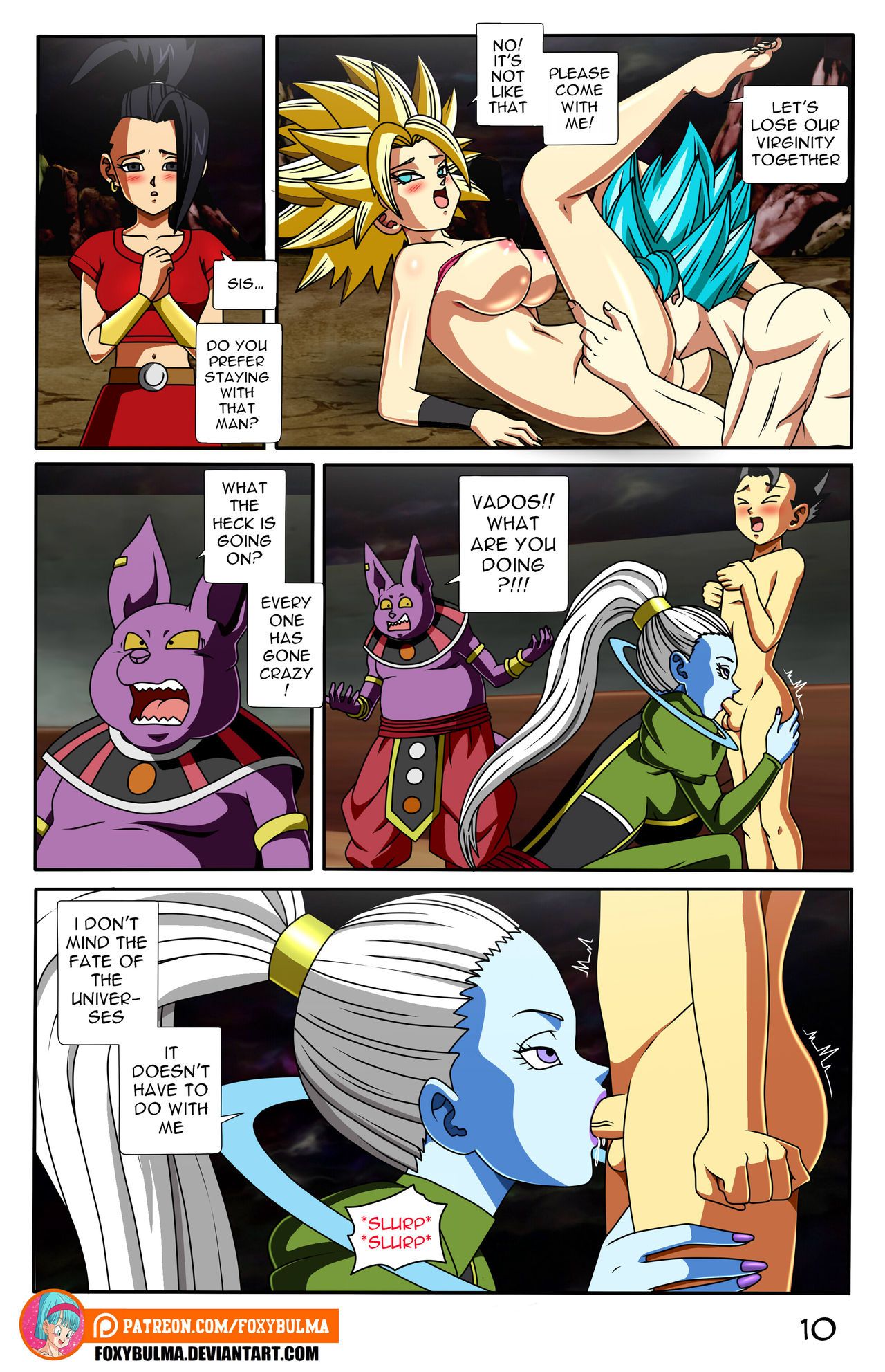 [FoxyBulma] Saiyan Threesome (Dragon Ball Super) 11