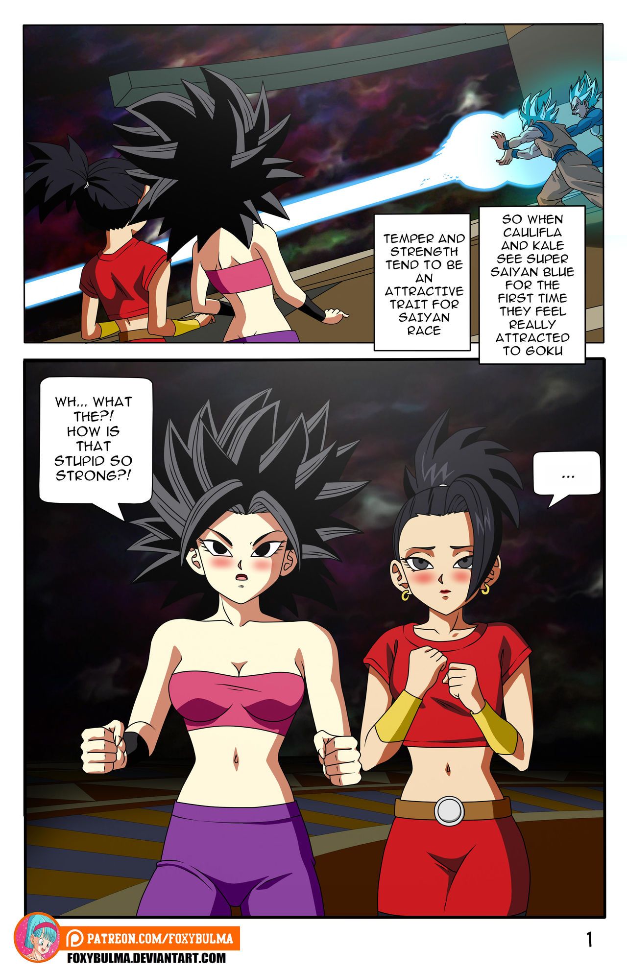 [FoxyBulma] Saiyan Threesome (Dragon Ball Super) 2