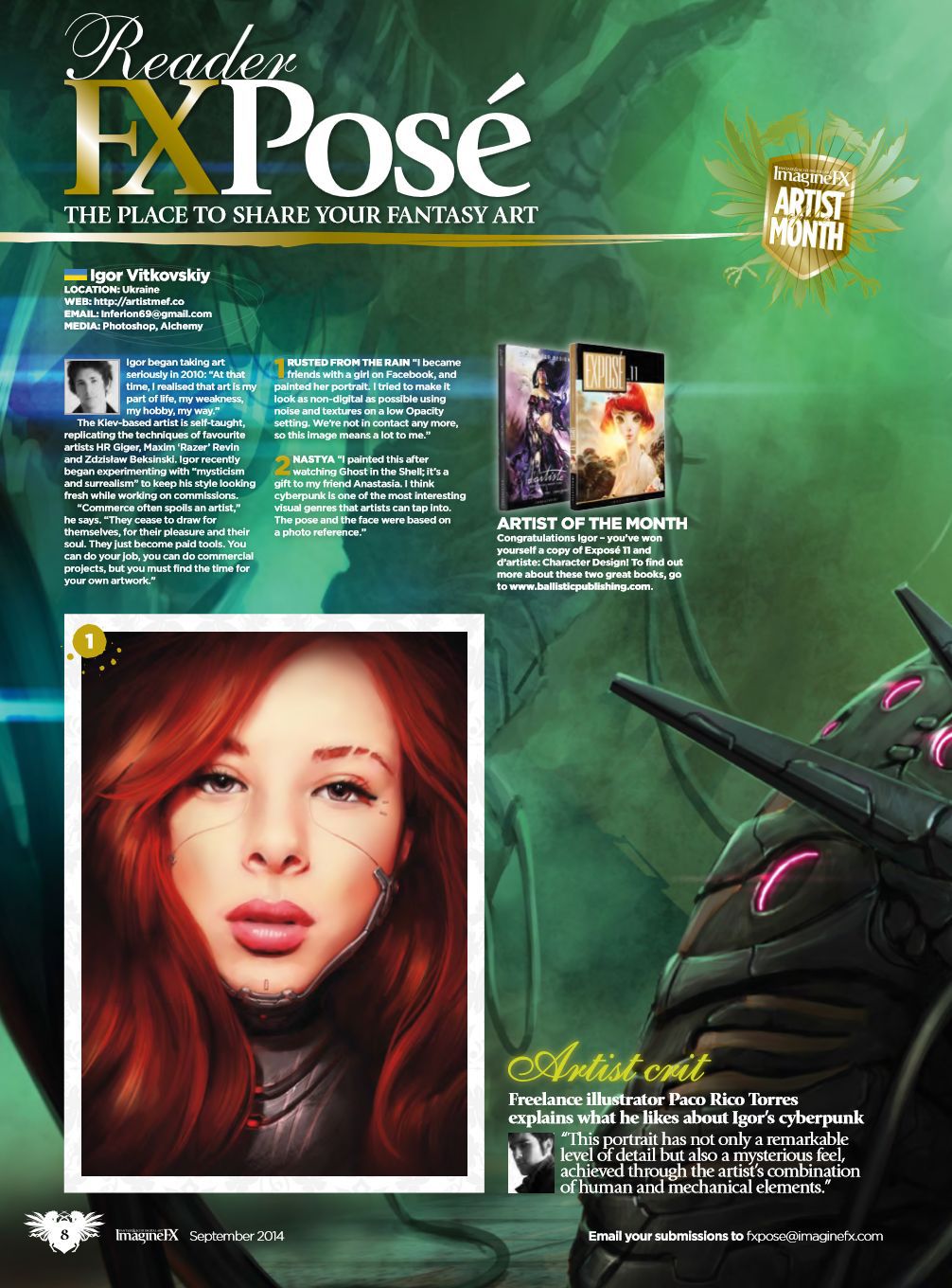 ImagineFX 2014 112 September 8