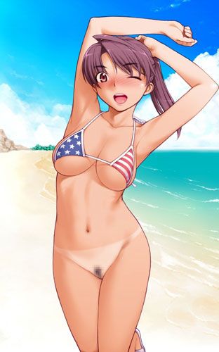 【Secondary Erotic】 Erotic image of a brown girl with a sunny sunburn trace [30 sheets] 15