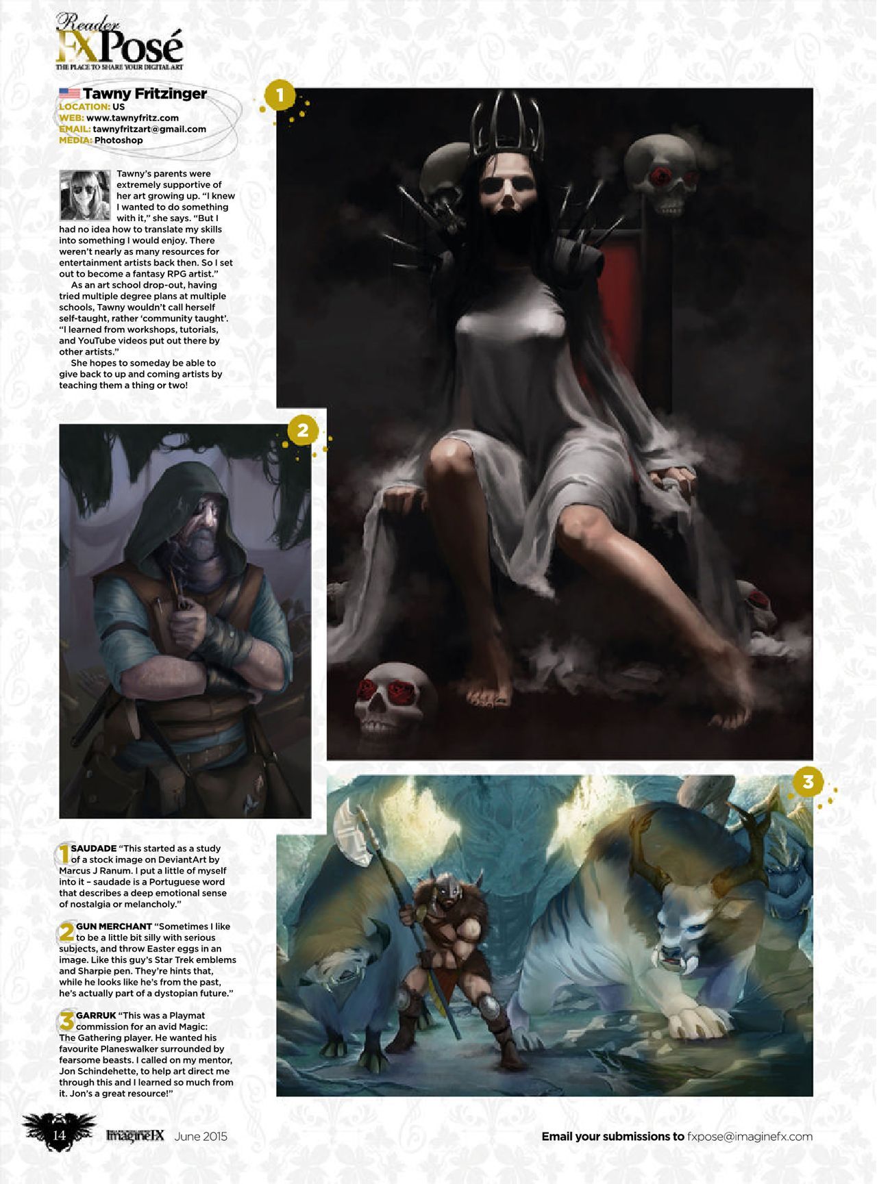 ImagineFX 2015 122 June 14