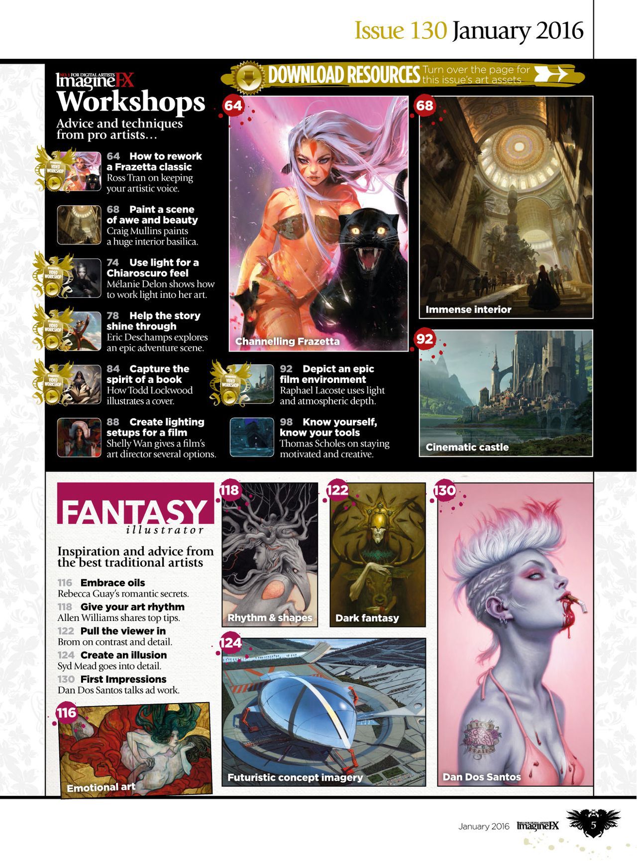 ImagineFX 2016 130 January 5