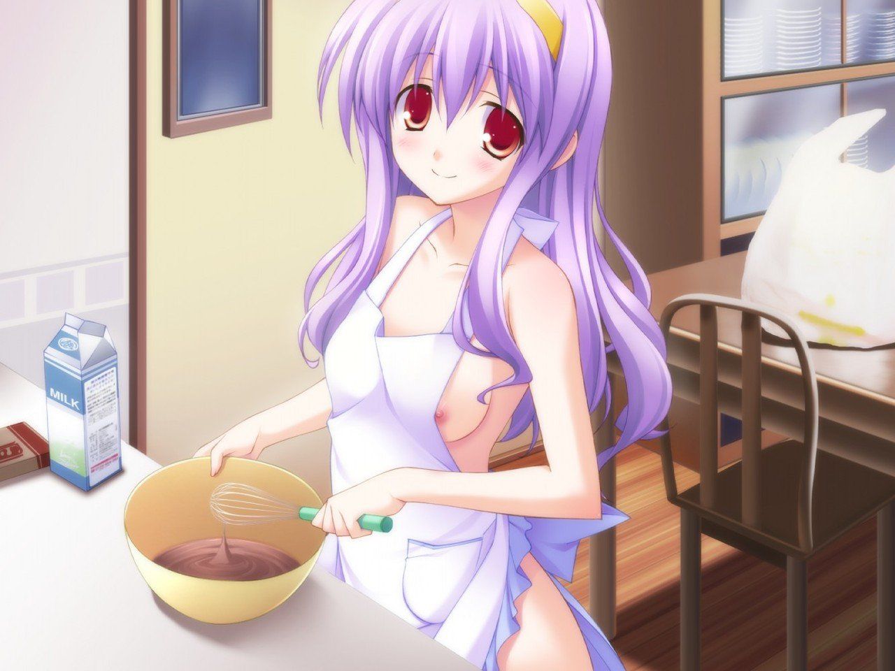 Erotic anime summary Beautiful girls who seem to want to be deliciously dressed in naked apron [secondary erotic] 19