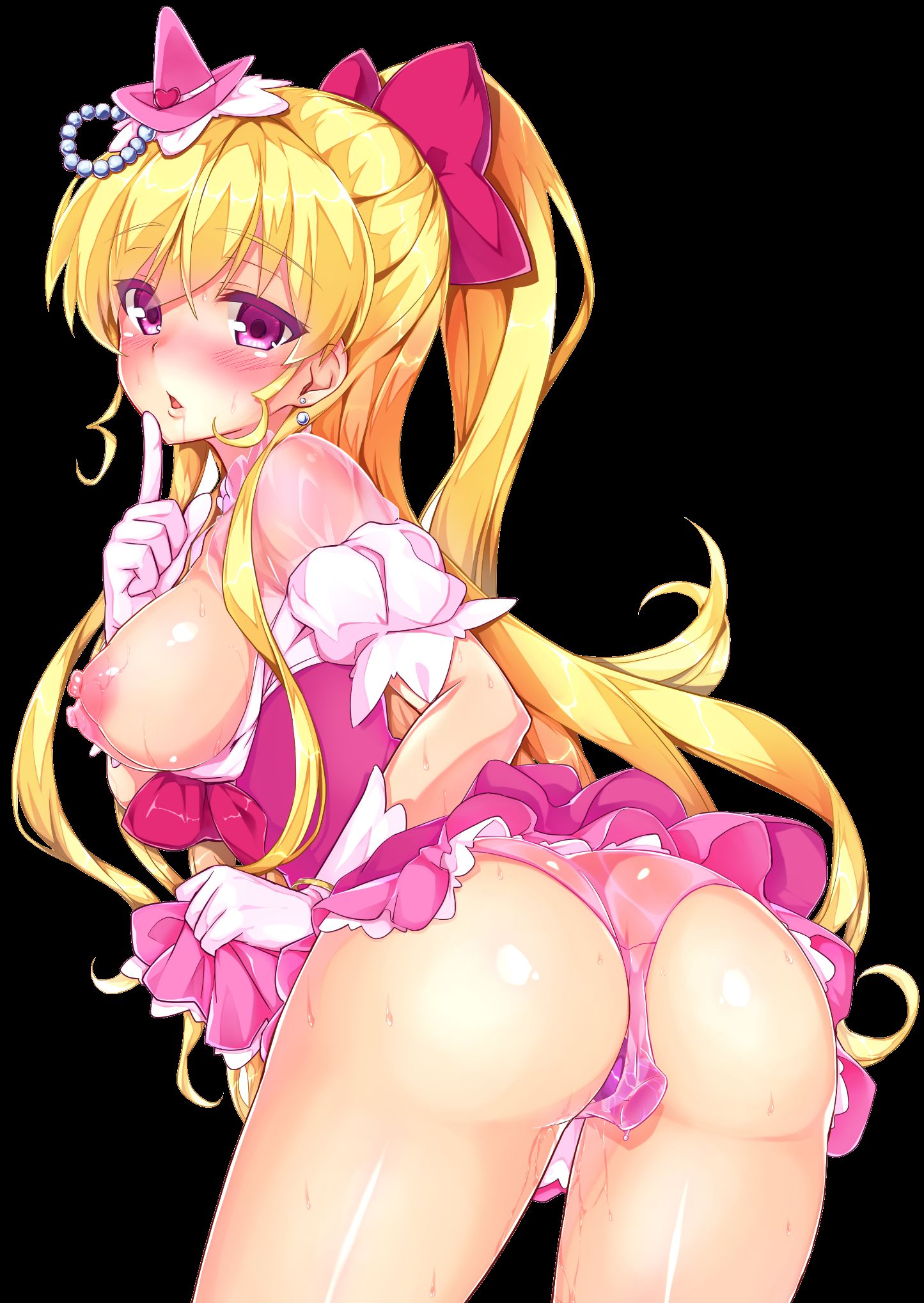【Erocora Character Material】PNG background transparent erotic image such as anime characters Part 374 33