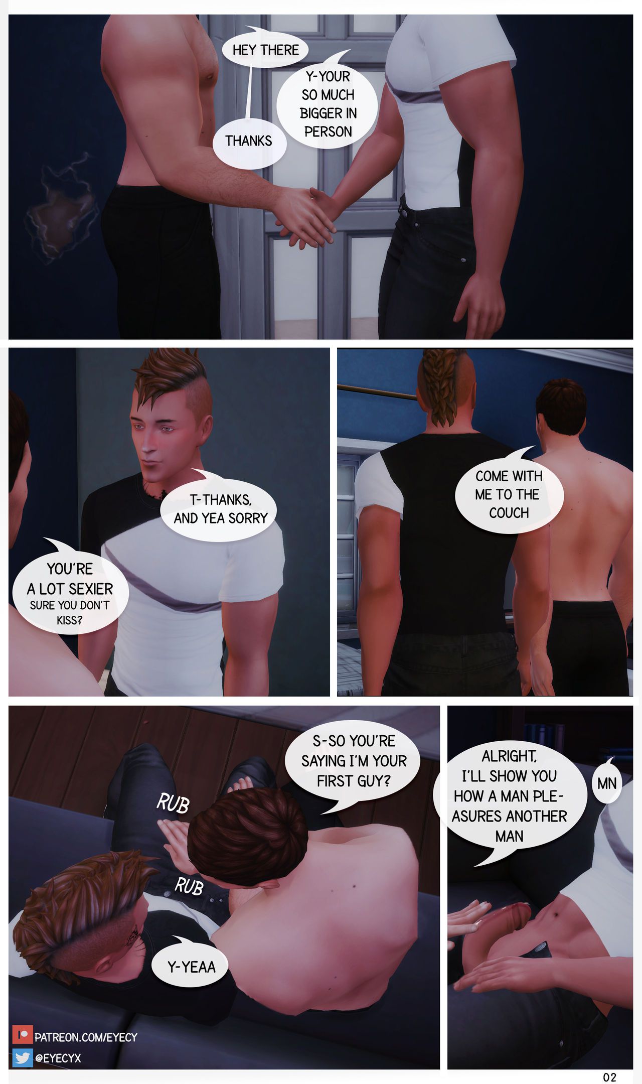 [EYECY] Grindr Hookup [Short Comic] 3