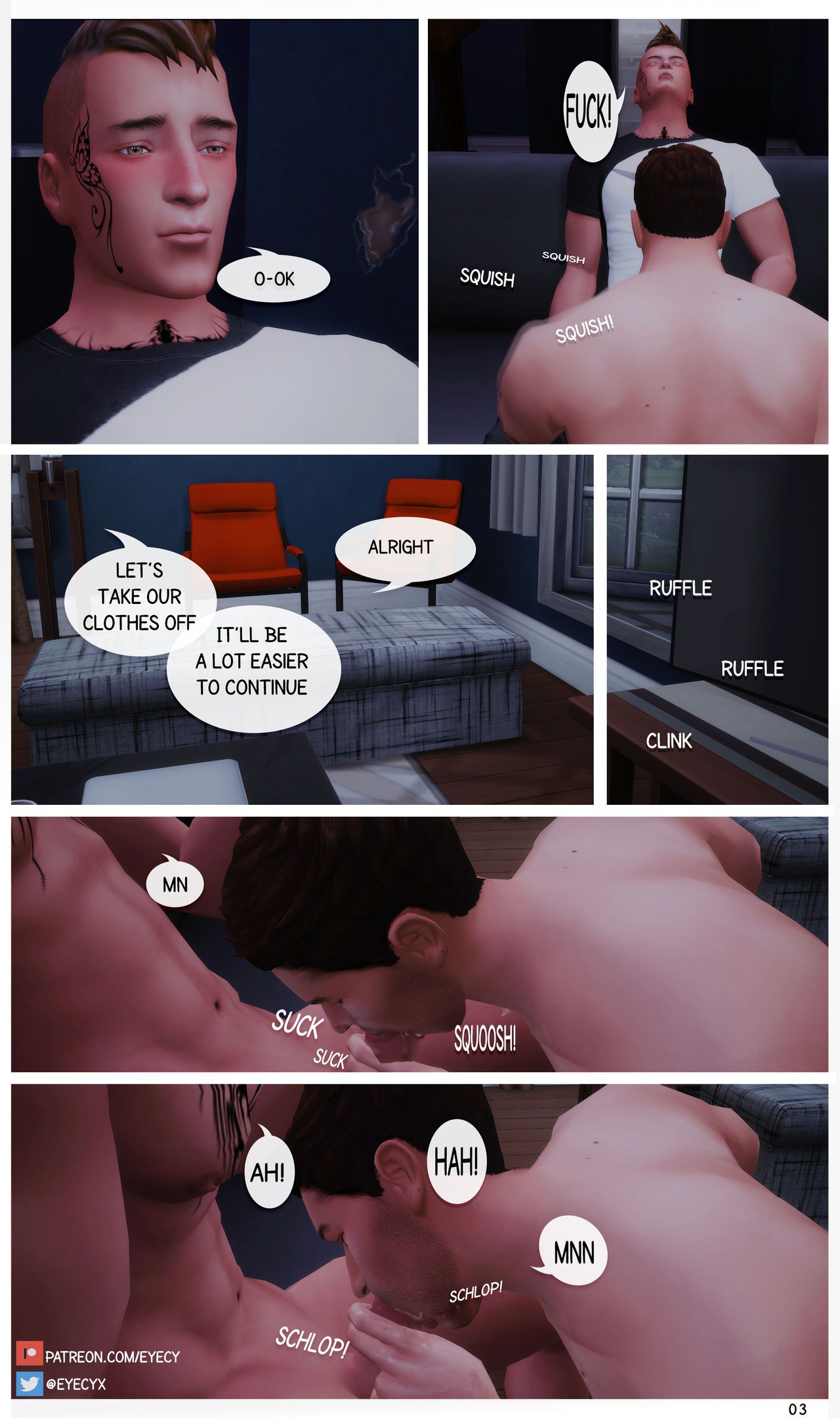 [EYECY] Grindr Hookup [Short Comic] 4