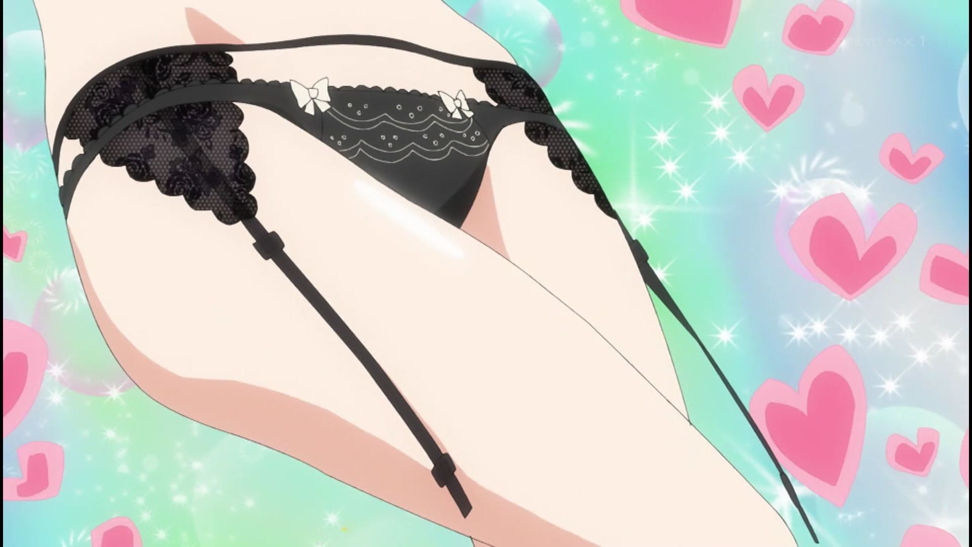 Anime "The dress-up doll falls in love" In episode 3, show off skirts and pants with no pants 15