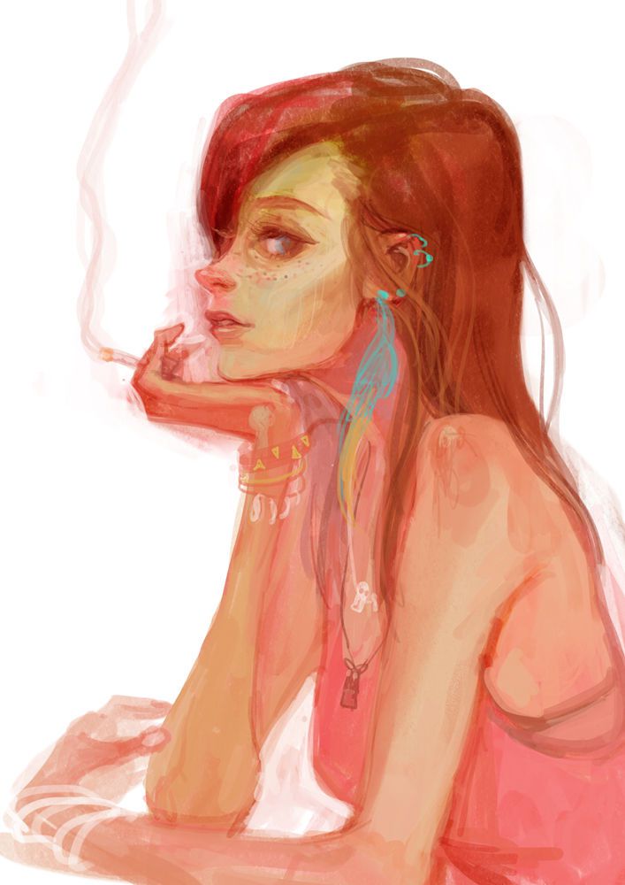 SMOKING GIRL HENTAY 150