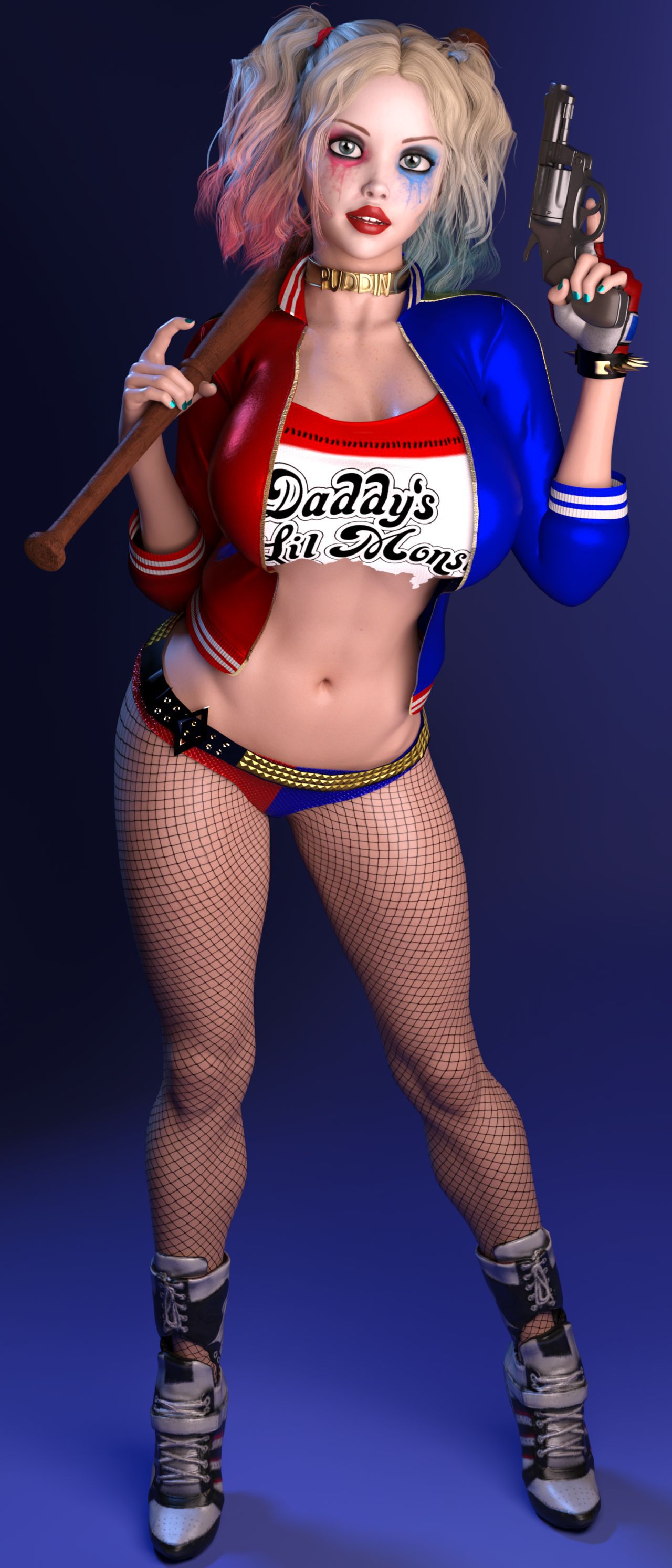 Trish - Harley Quinn Cosplay 4
