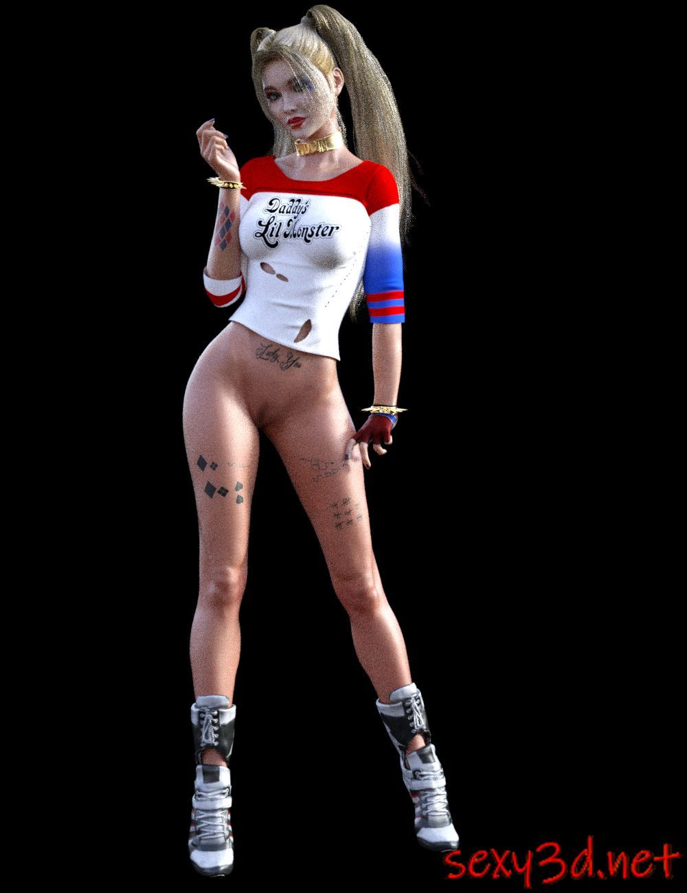 3D Cosplay - Harley Quinn 15