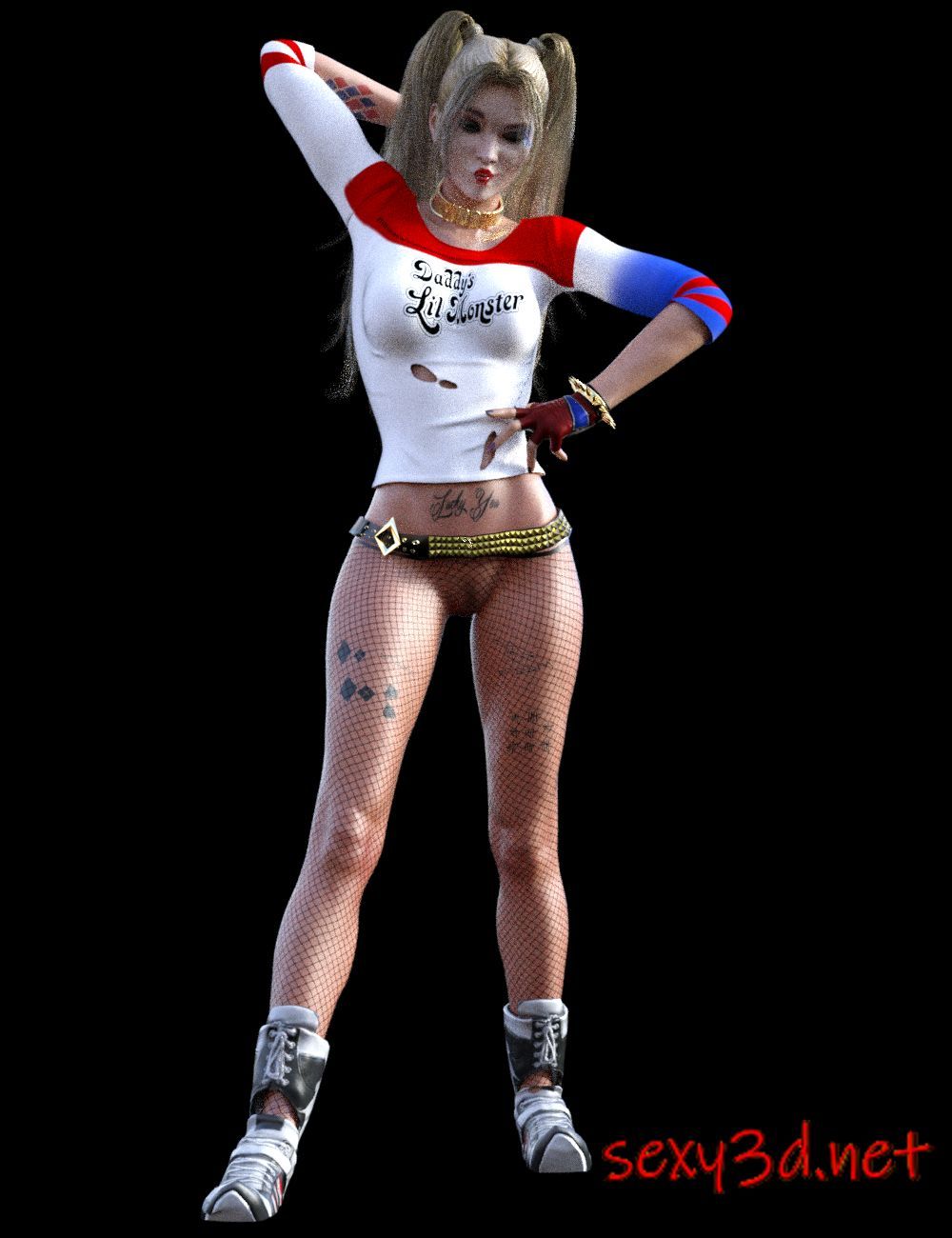 3D Cosplay - Harley Quinn 27