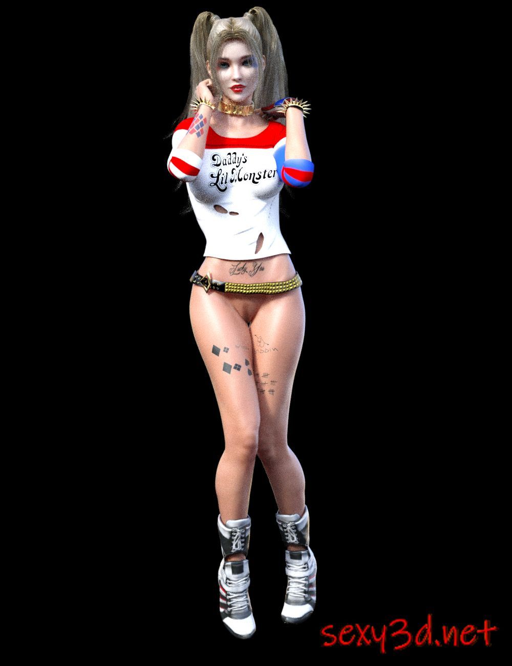 3D Cosplay - Harley Quinn 4
