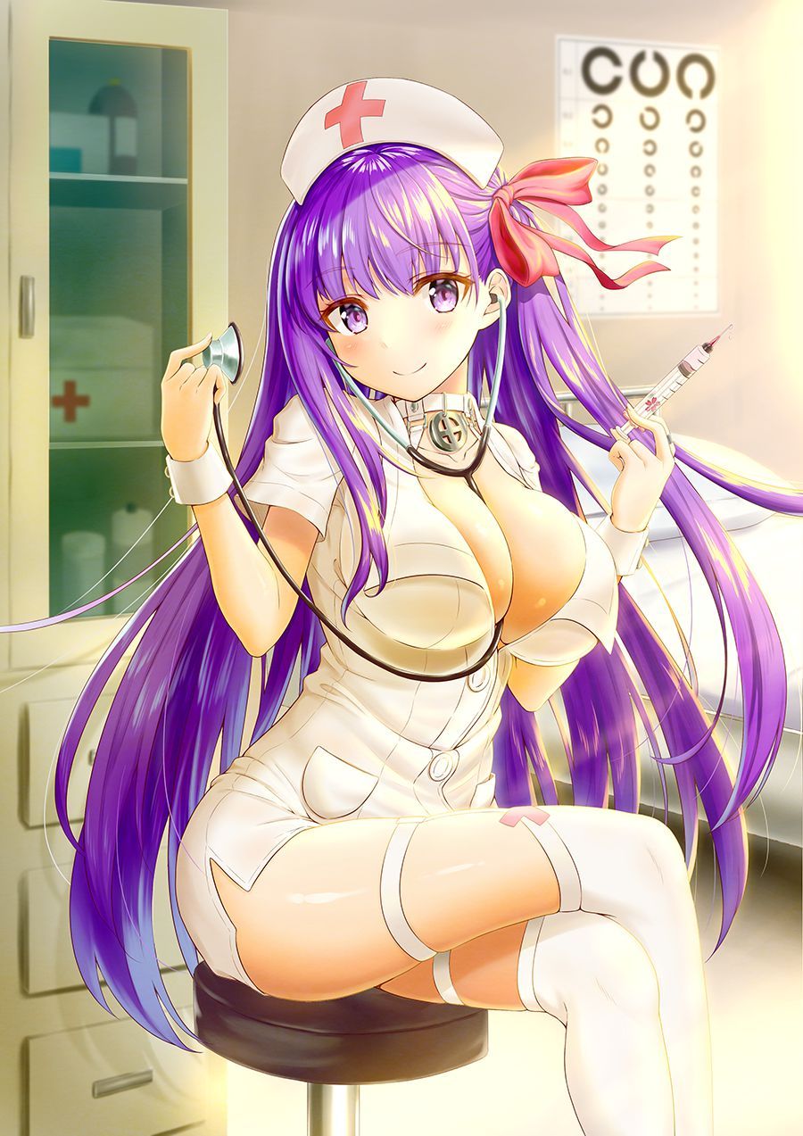 Two-dimensional erotic image of nurse who would like you to become a succubus older sister who is better than an angel in a white coat 13