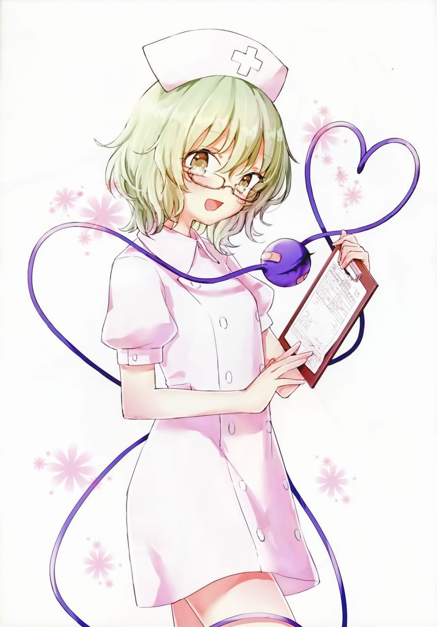 Two-dimensional erotic image of nurse who would like you to become a succubus older sister who is better than an angel in a white coat 2