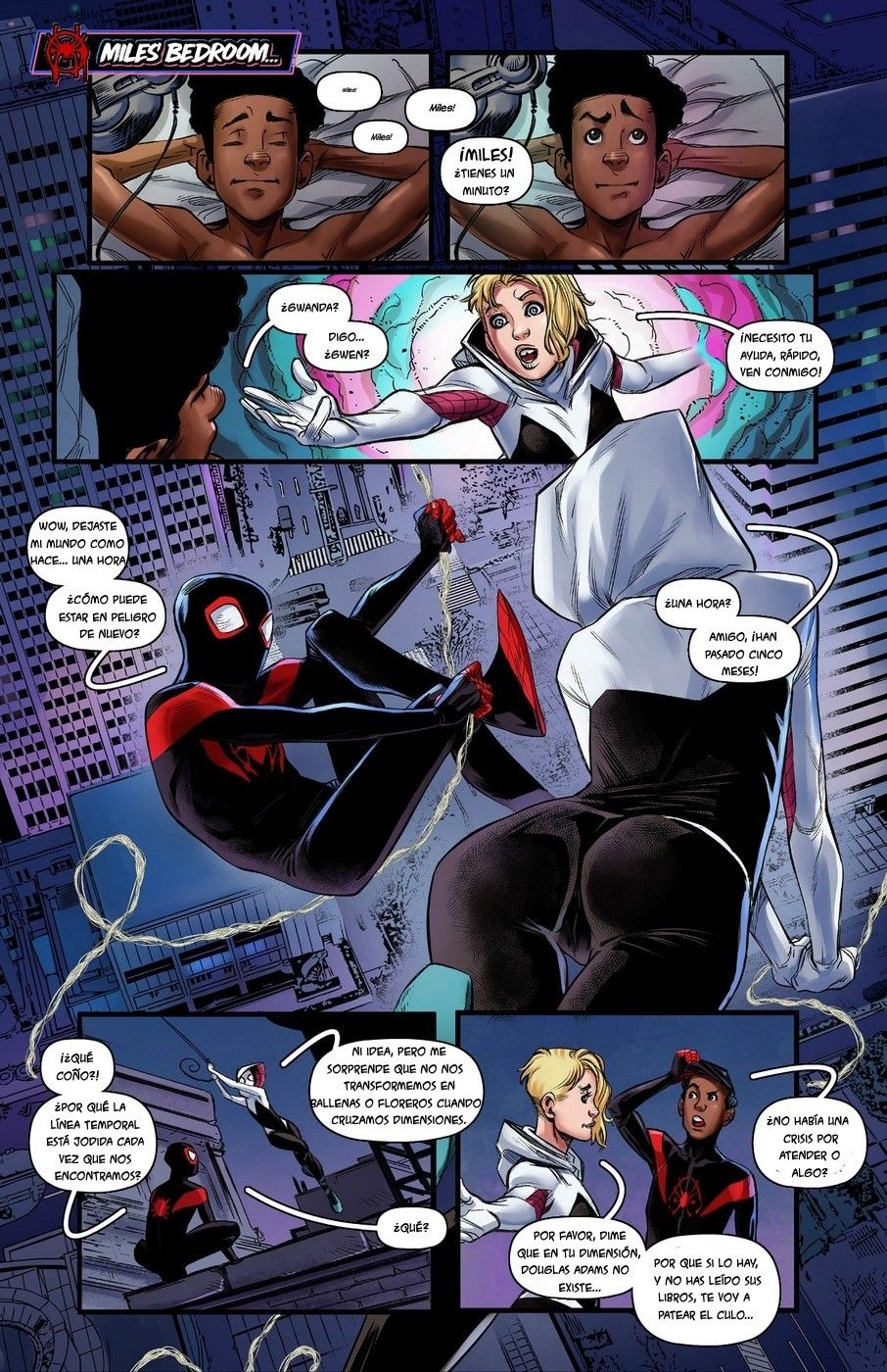 [Tracy Scops (Bayushi)] Weaving Fluids #1-3 (Spider-Man) [Spanish] 22