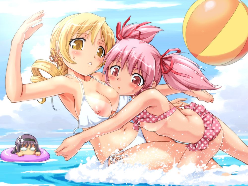 【Erotic anime summary】 Swimsuit girls wearing tanning marks are too erotic www [secondary erotic] 17