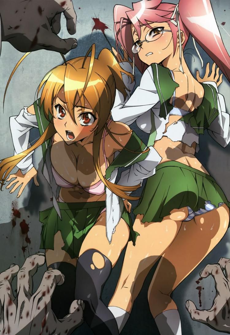 Erotic images with high levels of school apocalypse HIGHSCHOOL OF THE DEAD 10